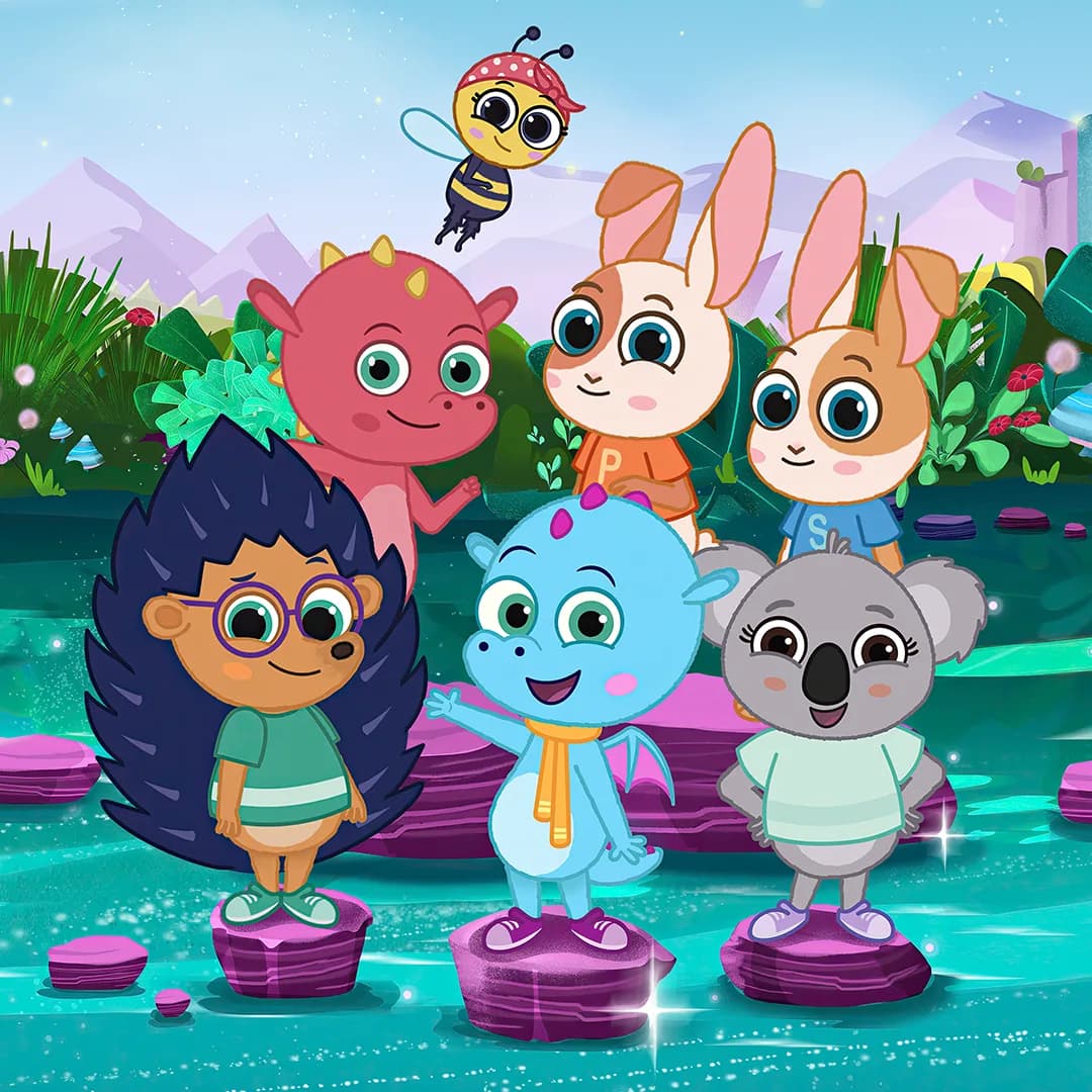 Embers the Dragon children's emotional wellness app with interactive mini-games and dragon companion